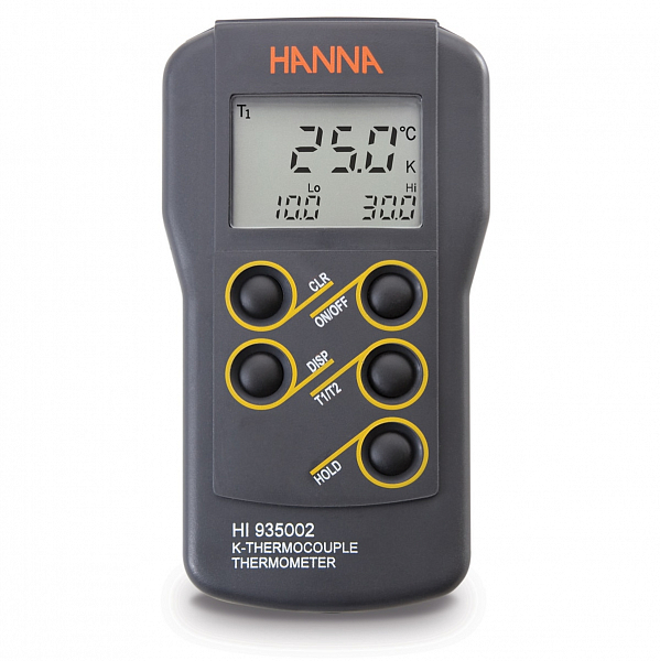 Двухканальный термометр (без датчиков) HANNA Instruments HI935002